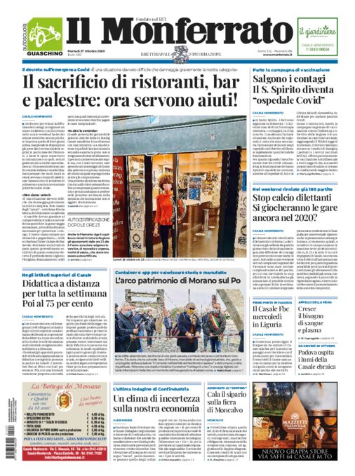 Il Monferrato - Edizione 80 del 27/10/2020